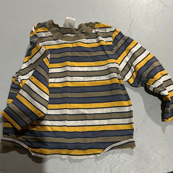 Lot 5 long sleeved toddler boy cotton play shirts - Picture 8 of 11